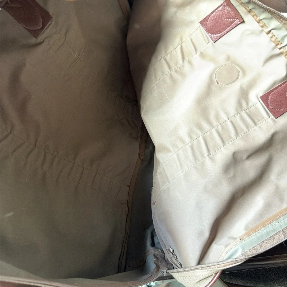 Lot 2 VTG Ralph Lauren Polo Travel Bags Duffel Carry On Repair Repurpose AS iS